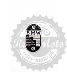 Tabliczka znamionowa BMW R75 286/1 lata 1940-49
