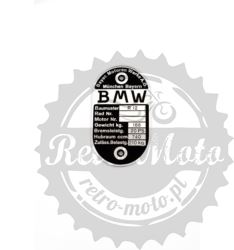 Tabliczka znamionowa BMW R12 R-12