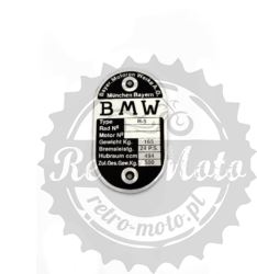 Tabliczka znamionowa BMW R5 R-5
